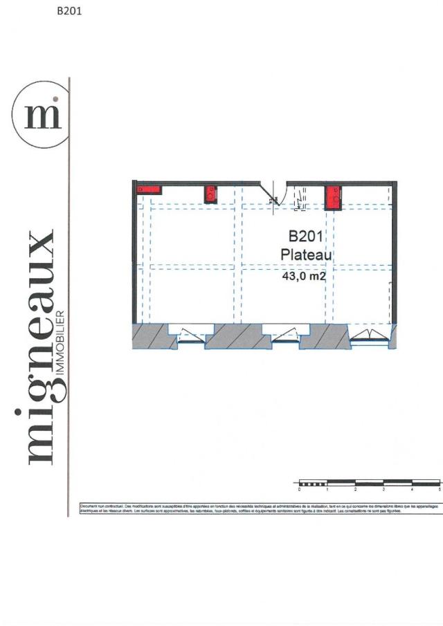 Appartement de 43m2 - 3 pièces - Reims - Quartier Centre Ville - Rue Ponsardin