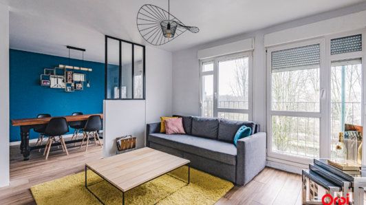 Appartement de 55m2 - 2 pièces - Reims - Quartier Saint Remi