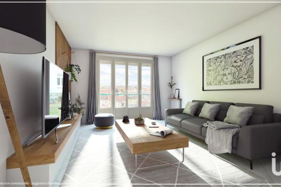 Appartement de 73m2 - 3 pièces - Reims