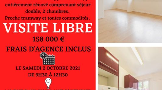 Appartement de 73m2 - 4 pièces - Reims - Quartier Avenue De Laon