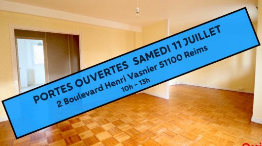 Appartement de 80m2 - 5 pièces - Reims - Quartier Henry Vasnier - Saint-Nicaise