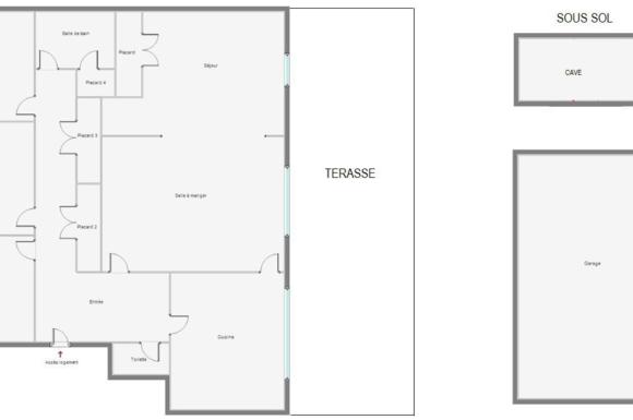 Appartement de 85m2 - 5 pièces - Reims - Quartier Centre Ville - Clairmarais