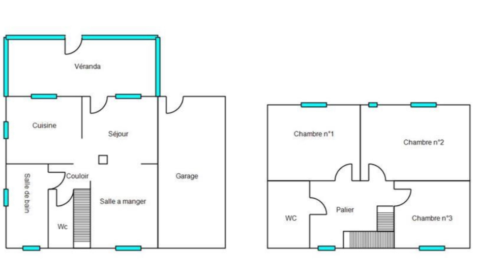 Maison de 113m2 - 5 pièces - Reims