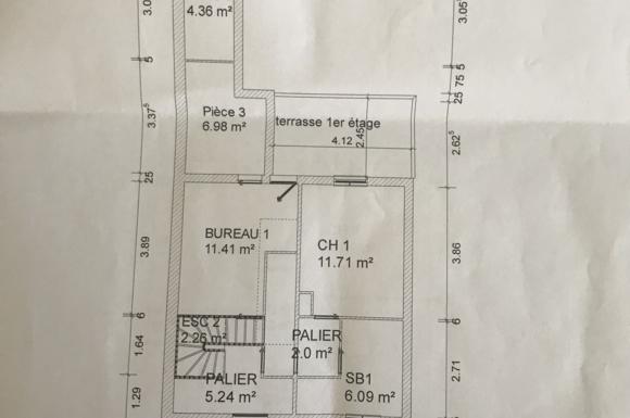 Maison de 130m2 - 7 pièces - Reims - Quartier Place Luton