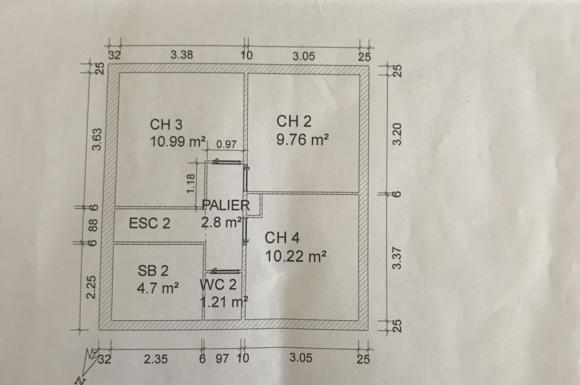 Maison de 130m2 - 7 pièces - Reims - Quartier Place Luton