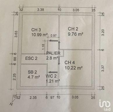 Maison de 130m2 - 7 pièces - Reims - Quartier Place Luton