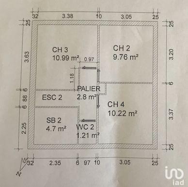 Maison de 130m2 - 7 pièces - Reims - Quartier Place Luton