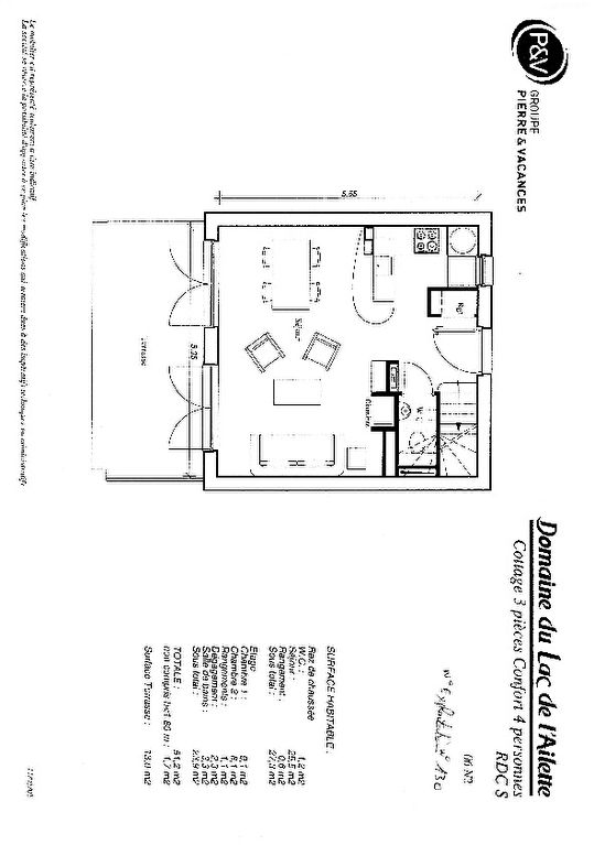 Maison de 51m2 - 3 pièces - Reims