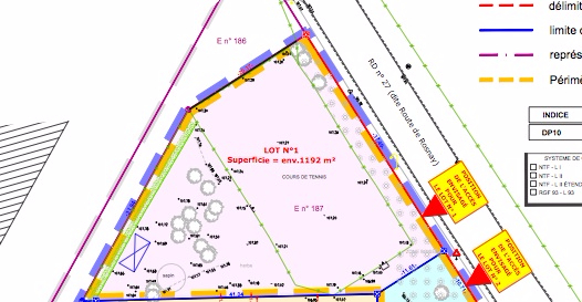 Terrain de 1192m2 - Reims