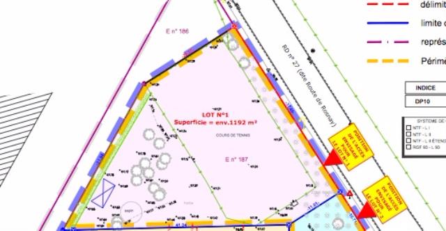 Terrain de 1192m2 - Reims