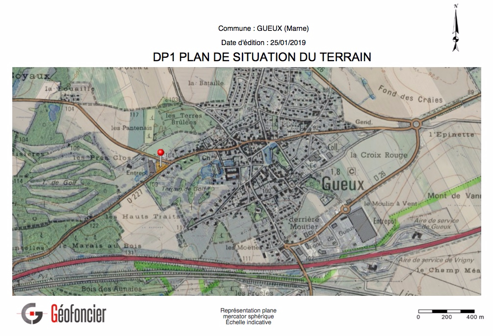 Terrain de 850m2 - Reims